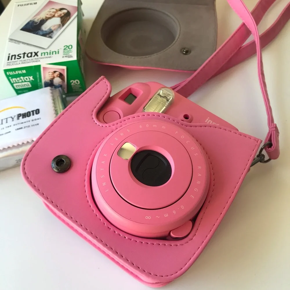Fujifilm Instax Mini 9 Instant Camera, Flamingo Pink
